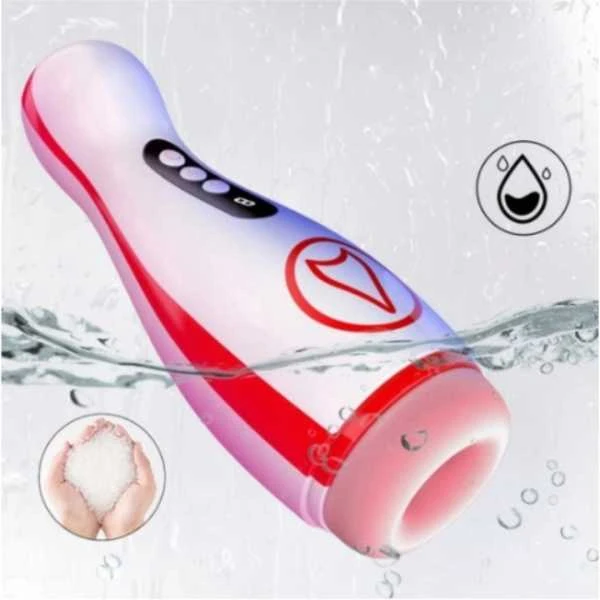 B Series Fox Masturbatorius – vibruojantis masturbacijos puodelis, 7 siurbimo galia, 7 vibracijos nustatymas