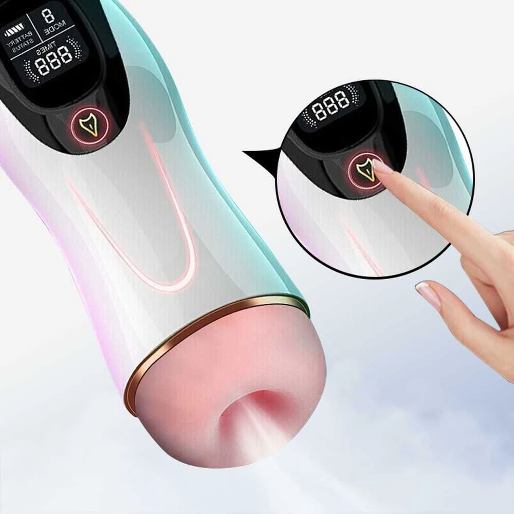 B Series Fox B serijos Fox Masturbator dirbtinė makštis su vibracija ir balsu