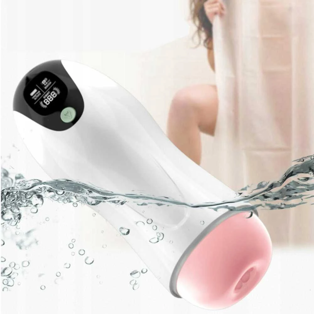 B Series Fox B serijos Fox Masturbator dirbtinė makštis su vibracija ir balsu