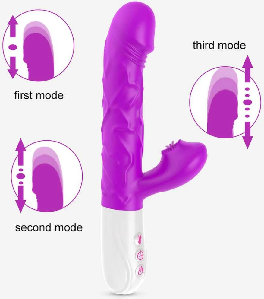 B Series Fox B serijos Fox Orgasm aparatas, kaitinimas ir stumdomas vibratorius