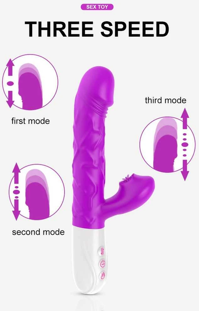 B Series Fox B serijos Fox Orgasm aparatas, kaitinimas ir stumdomas vibratorius