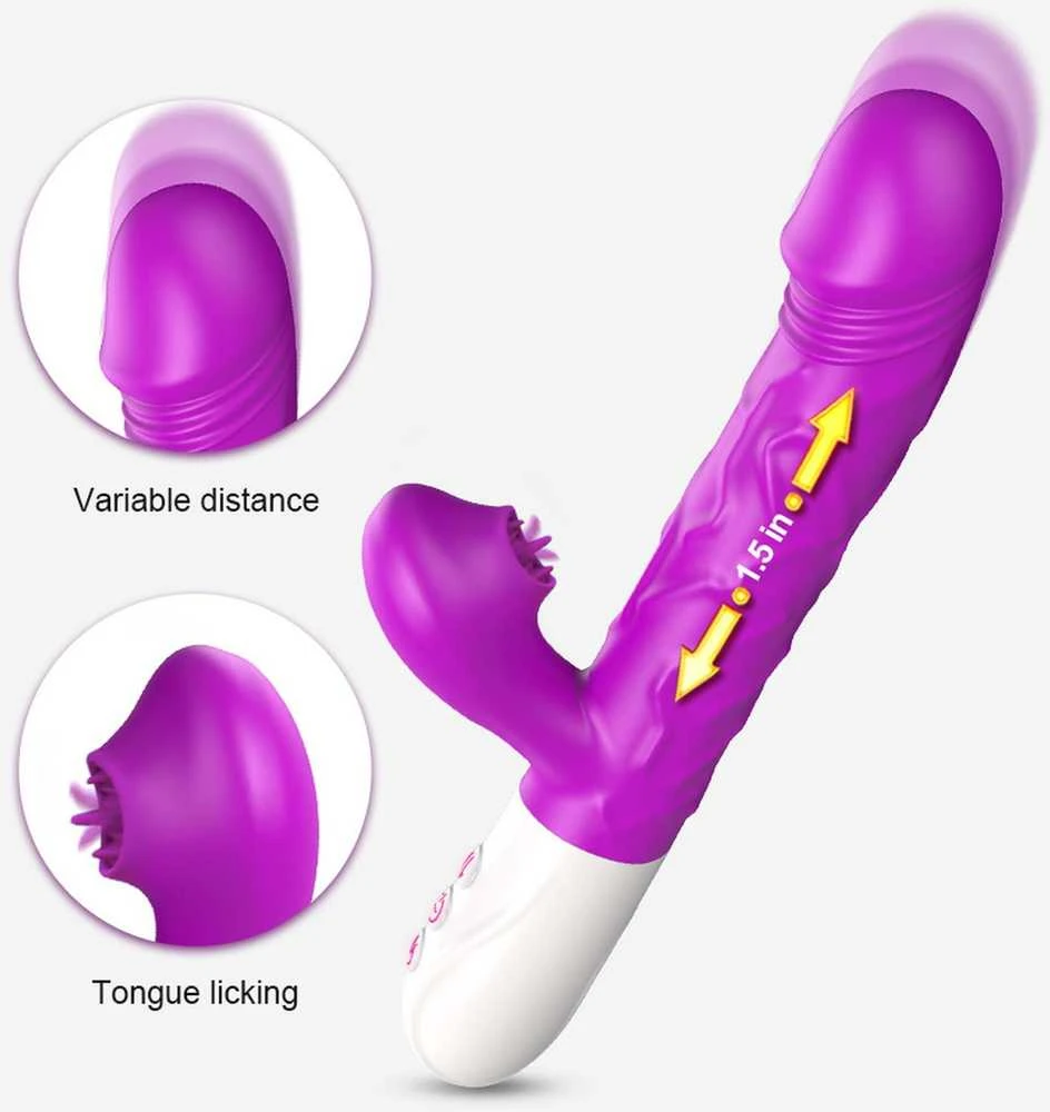 B Series Fox B serijos Fox Orgasm aparatas, kaitinimas ir stumdomas vibratorius