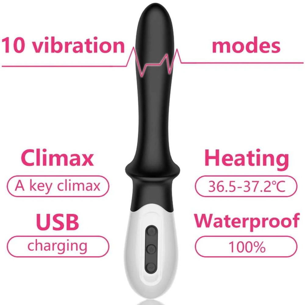 B Series Fox B serijos Fox Vibrator analinio makšties g taško prostatos 10 režimas