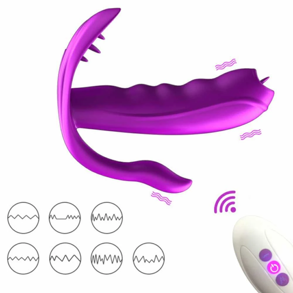 B Series Fox B serijos Fox vibratorius kelnaitėms ir klitoriui su šildomu nuotolinio valdymo pulteliu