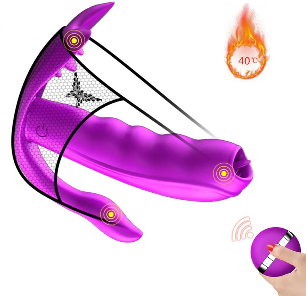 B Series Fox B serijos Fox vibratorius kelnaitėms ir klitoriui su šildomu nuotolinio valdymo pulteliu