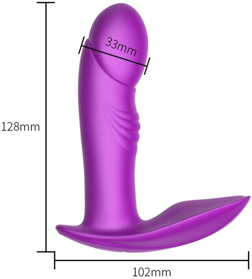 B Series Fox B serijos Fox Panty vibratorius, šildomas g taškas, USB pulsacija