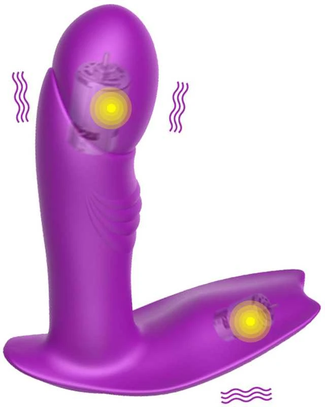 B Series Fox B serijos Fox Panty vibratorius, šildomas g taškas, USB pulsacija