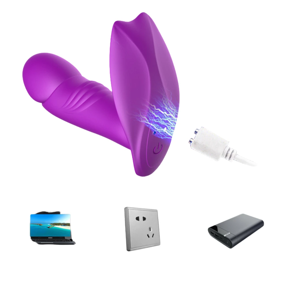 B Series Fox B serijos Fox Panty vibratorius, šildomas g taškas, USB pulsacija