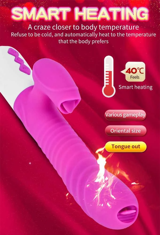 B Series Fox B serijos Fox Vibrator zuikio masažuoklis šildomas pašaras 22cm