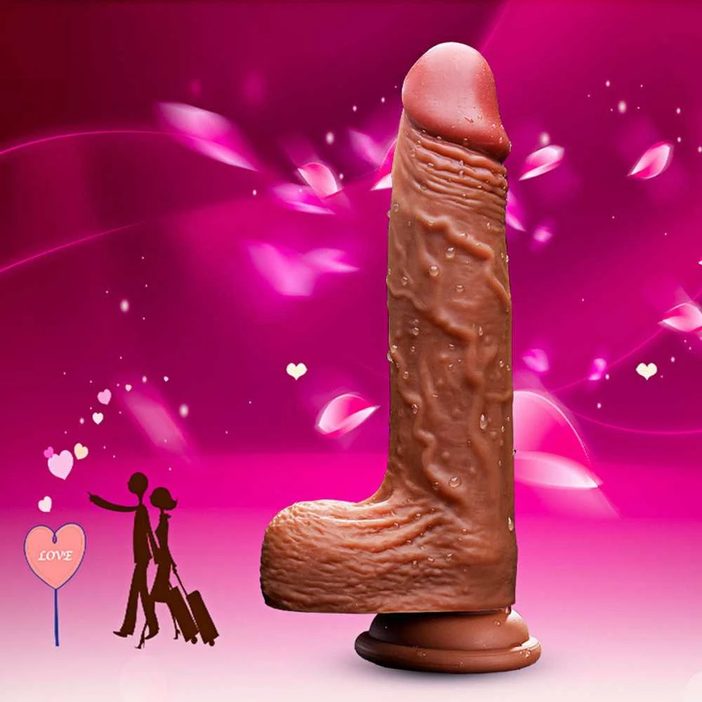 B Series Fox Wibrator-Silicone, Vibration 10, Pasukamas, Teleskopinis, Šildymas, 21cm
