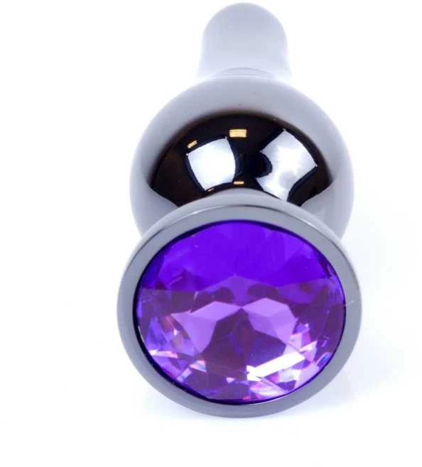 Analinis kamštis su violetiniu kristalu