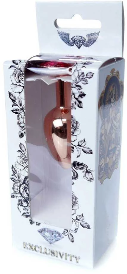 B Series Heavyfun B serija Heavyfun Analinis kištukas dekoruotas kristalu, metalas, 7 cm
