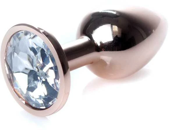 Metalinė analinė žvakė su skaidriu kristalu, 7 cm