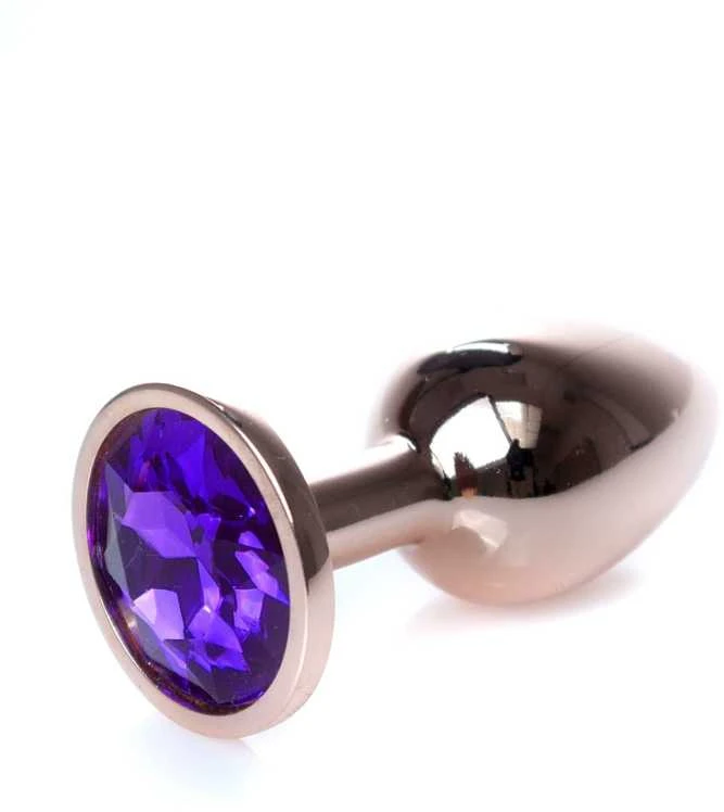 Analinis kištukas su violetiniu kristalu