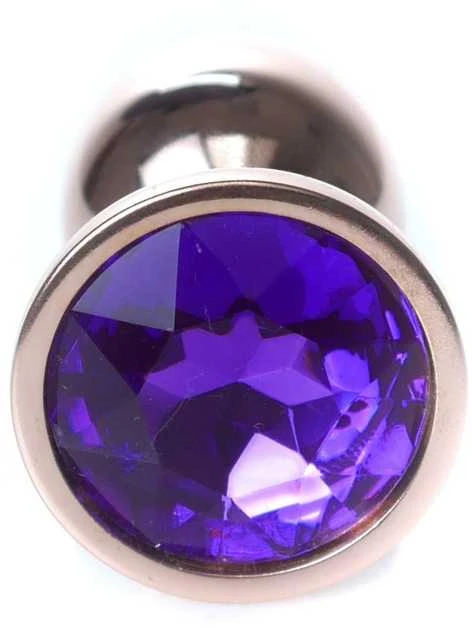 Analinis kištukas su violetiniu kristalu