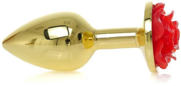 B Series Heavyfun B serijos Heavyfun Raudon Analinis kištukas Rose Steel Plug 7cm