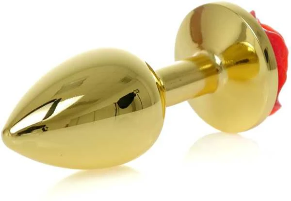 B Series Heavyfun B serijos Heavyfun Raudon Analinis kištukas Rose Steel Plug 7cm