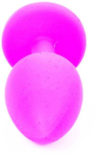B Series Heavyfun B serijos Heavyfun analinis kamštelis su akmeniu, dekoratyvinis silikoninis kamštelis, 7 cm