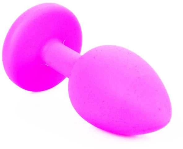 B Series Heavyfun B serijos Heavyfun analinis kamštelis su akmeniu, dekoratyvinis silikoninis kamštelis, 7 cm