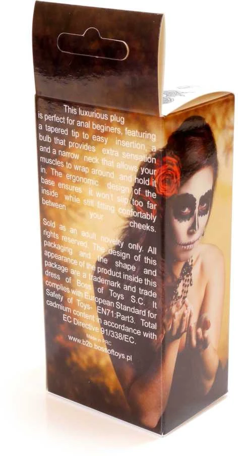 B Series Heavyfun Mėlynas kištukas-papuošalas Sidabrinis širdelės formos kištukas-tamsus Mėlyna