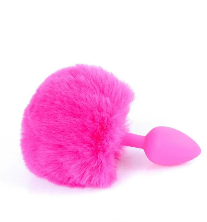 B Series Heavyfun B serijos Heavyfun Rabbit tail analinis kištukas dekoratyvinis kištukas mažas 6cm