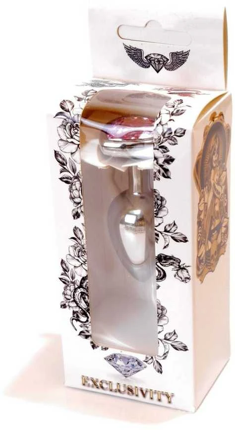 B Series Heavyfun Plug-Jewellery Sidabrinis Heart PLUG- Rose