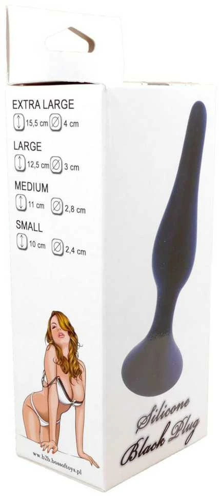 B Series Heavyfun B serijos „Heavyfun“ analinis kamštelis su silikoniniu siurbtuku, 12 cm
