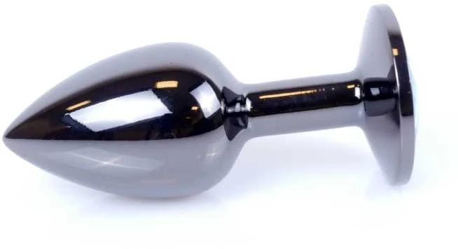 B Series Heavyfun B serijos Heavyfun analinis kamštukas, pilnas su krištolu, 2,7 cm