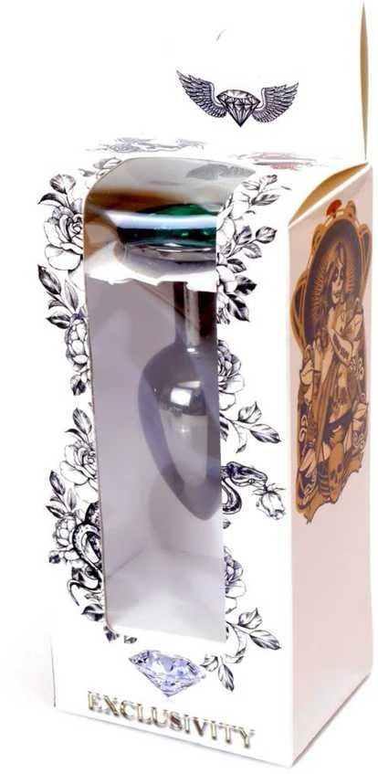 B Series Heavyfun B serijos Heavyfun analinis kaištis su krištolu, 2,7 cm