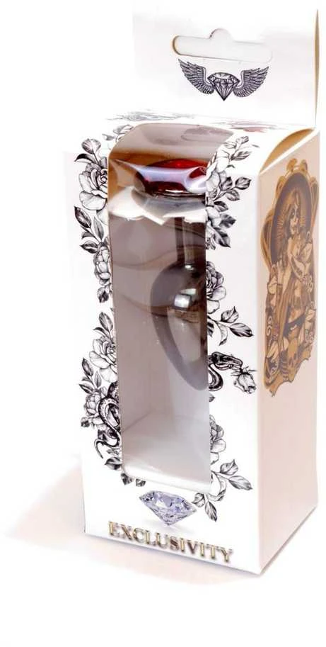 B Series Heavyfun Plug-Jewellery Dark Sidabrinis PLUG- Raudona