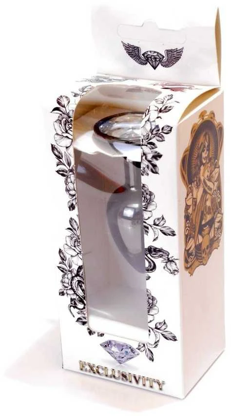 B Series Heavyfun Dark Plug-Jewellery Tamsiai sidabrinis PLUG- Skaidrus