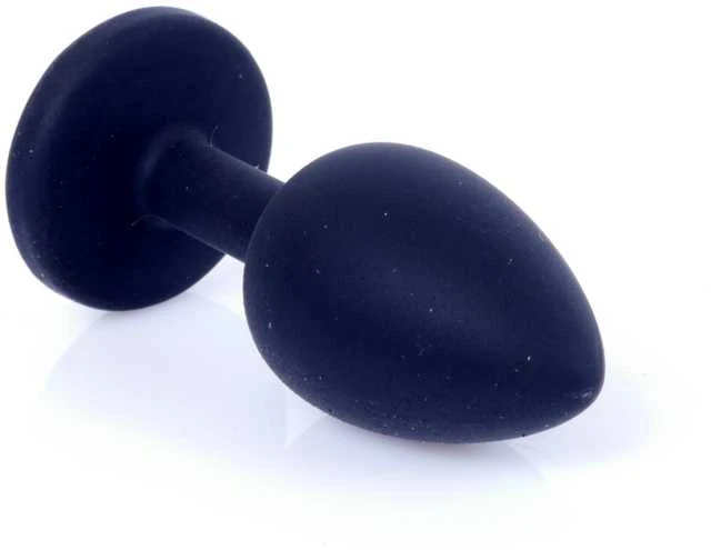 B Series Heavyfun B serijos Heavyfun silikoninis analinis kištukas su dekoratyviniu akmeniu 7cm