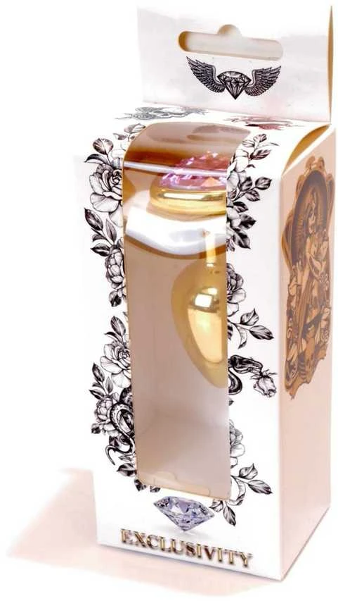 B Series Heavyfun Plug-Jewellery Gold Heart PLUG- Rose