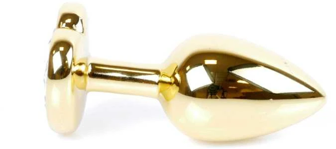 B Series Heavyfun Plug-Jewellery Gold Heart PLUG- Žalias