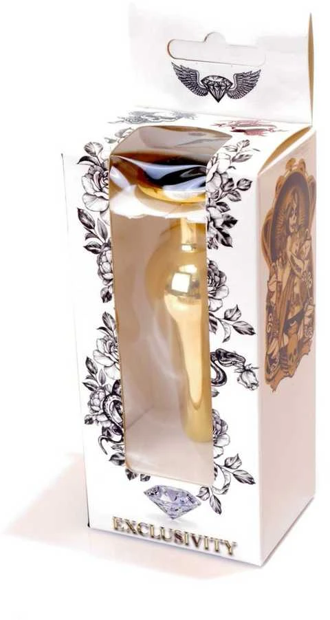 B Series Heavyfun Plug-Jewellery Gold BUTT PLUG- Juodas