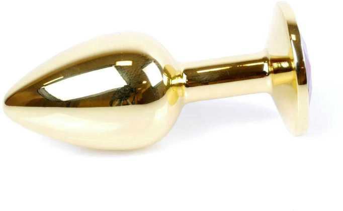 B Series Heavyfun B serija Heavyfun Steel analinis kištukas auksinė sekso kristalas 7cm