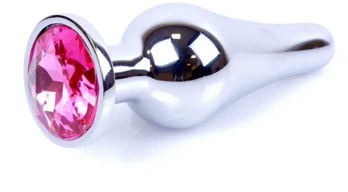B Series Heavyfun Rožinė Plug-Jewellery Sidabrinis BUTT PLUG- Rožinė