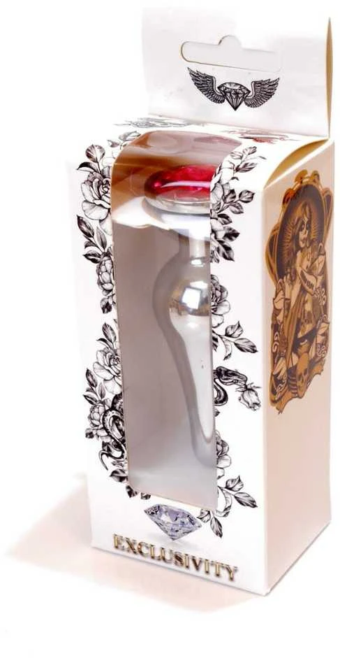 B Series Heavyfun Rožinė Plug-Jewellery Sidabrinis BUTT PLUG- Rožinė