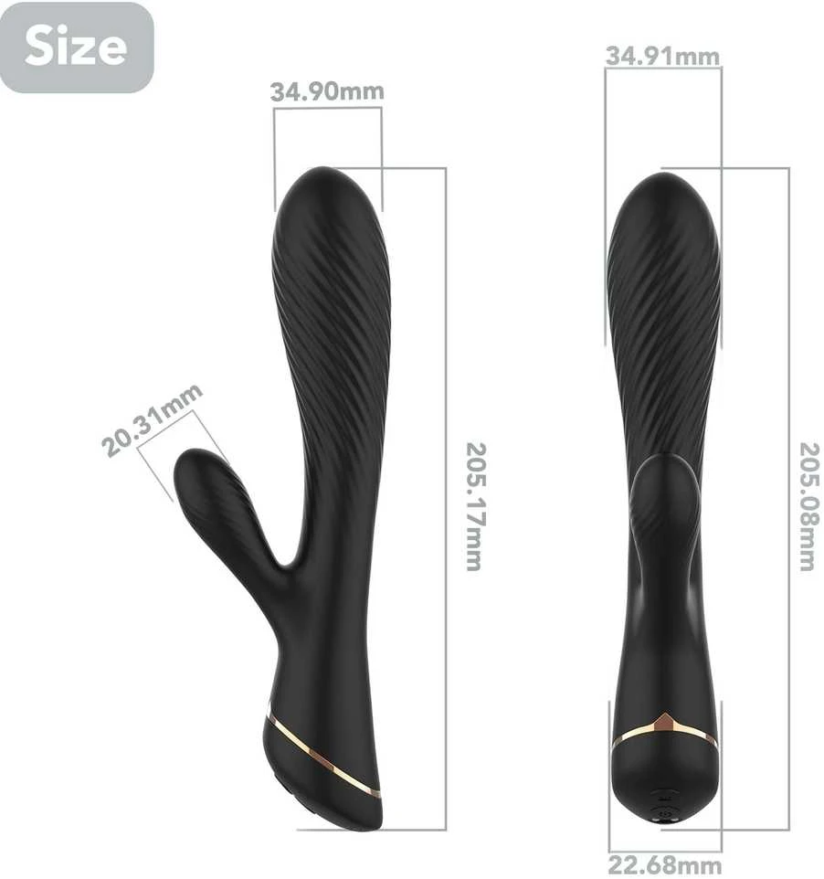 B Series Joy Hare Juodas, 9 vibration functions