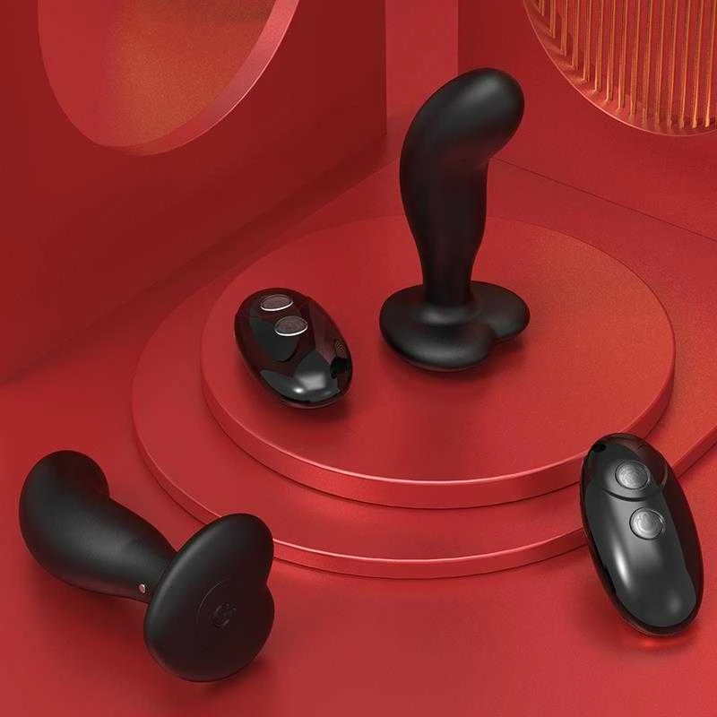 B Series Joy B serijos Joy Plug analinis kištukas vibruojantis nuotolinio valdymo pultas 7 režimai 10 cm