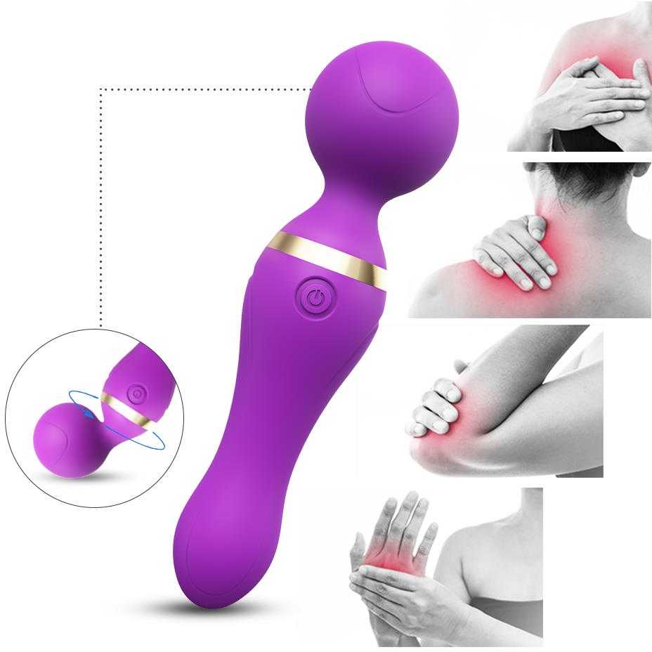 B Series Joy B serija Joy Masažuoklis Magic Clitoral Wand 9 Mode 19cm