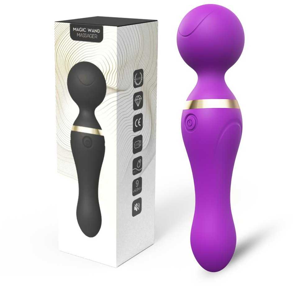 B Series Joy B serija Joy Masažuoklis Magic Clitoral Wand 9 Mode 19cm