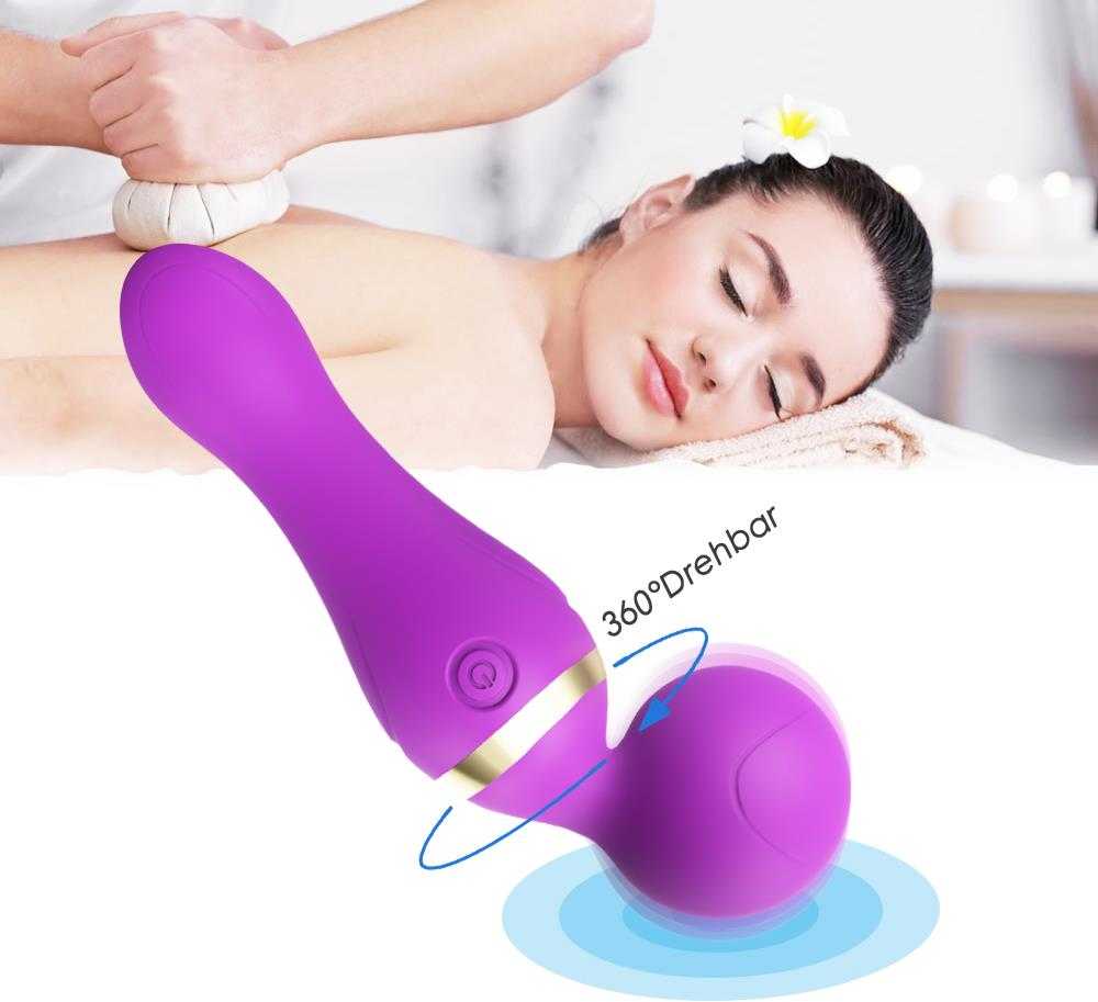 B Series Joy B serija Joy Masažuoklis Magic Clitoral Wand 9 Mode 19cm