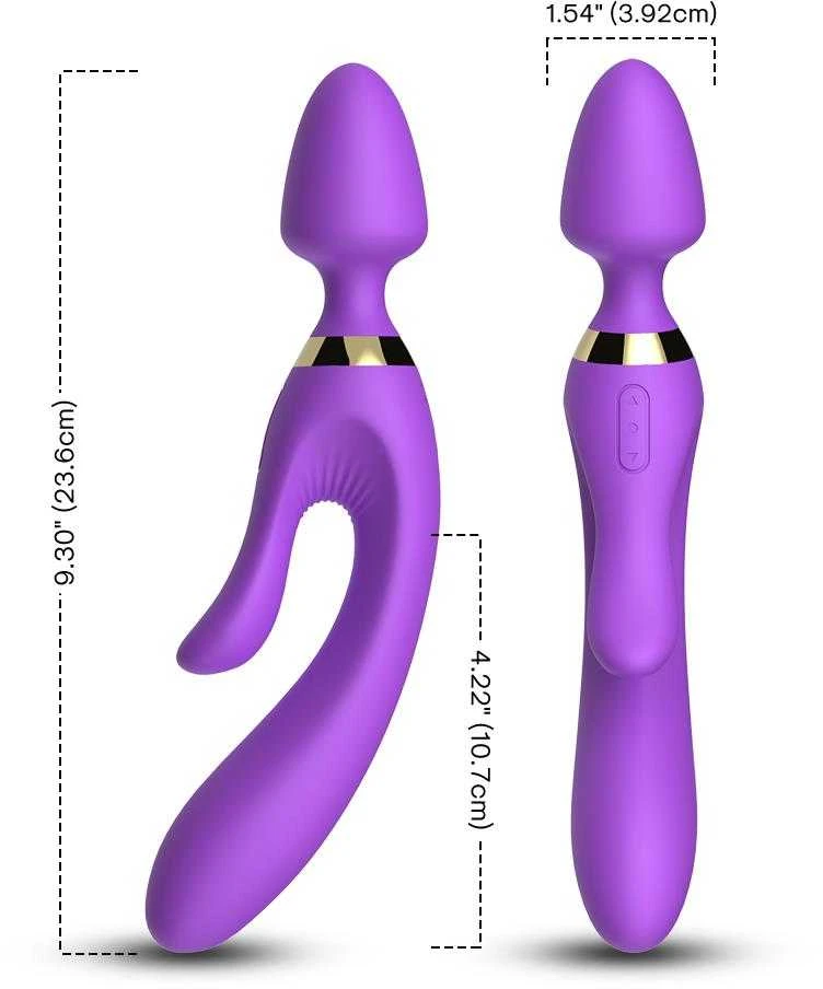 B Series Joy B Serija Joy Masažuoklis lazdelė triušis vibratorius 9 režimai 23 cm seksas