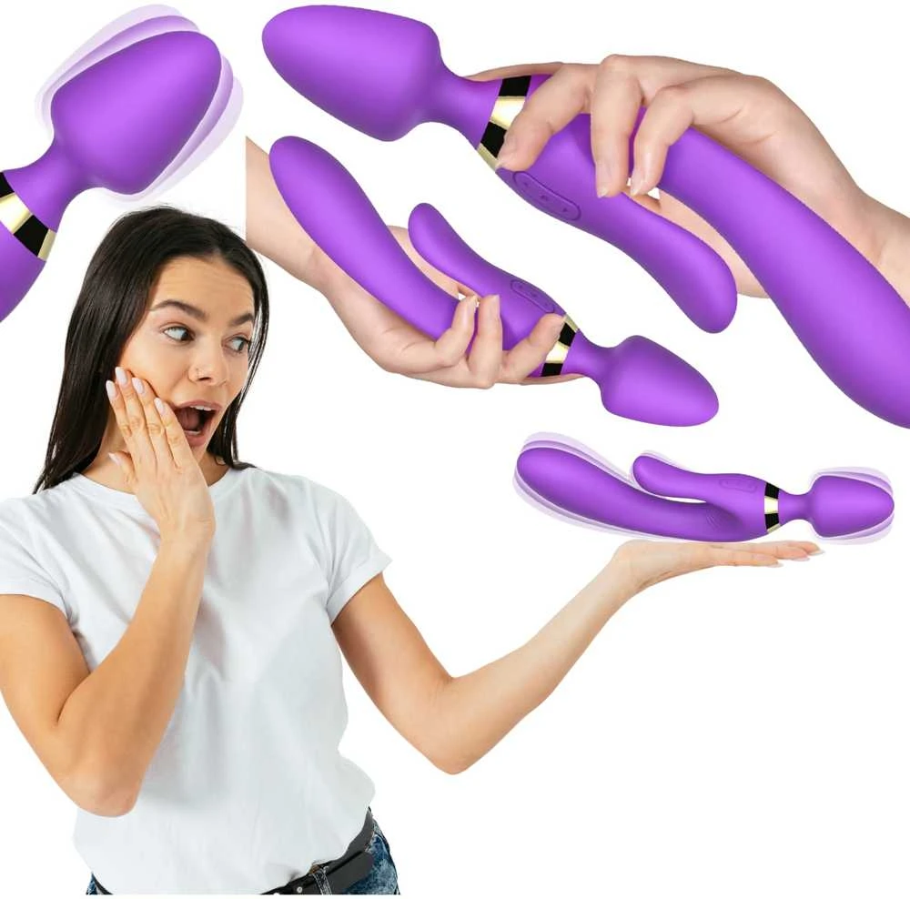 B Series Joy B Serija Joy Masažuoklis lazdelė triušis vibratorius 9 režimai 23 cm seksas