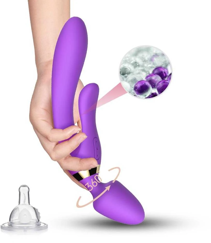 B Series Joy B Serija Joy Masažuoklis lazdelė triušis vibratorius 9 režimai 23 cm seksas