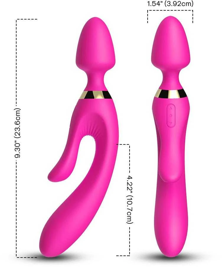 B Series Joy B Serija Joy Masažuoklis lazdelė triušis vibratorius 9 režimai 23 cm seksas