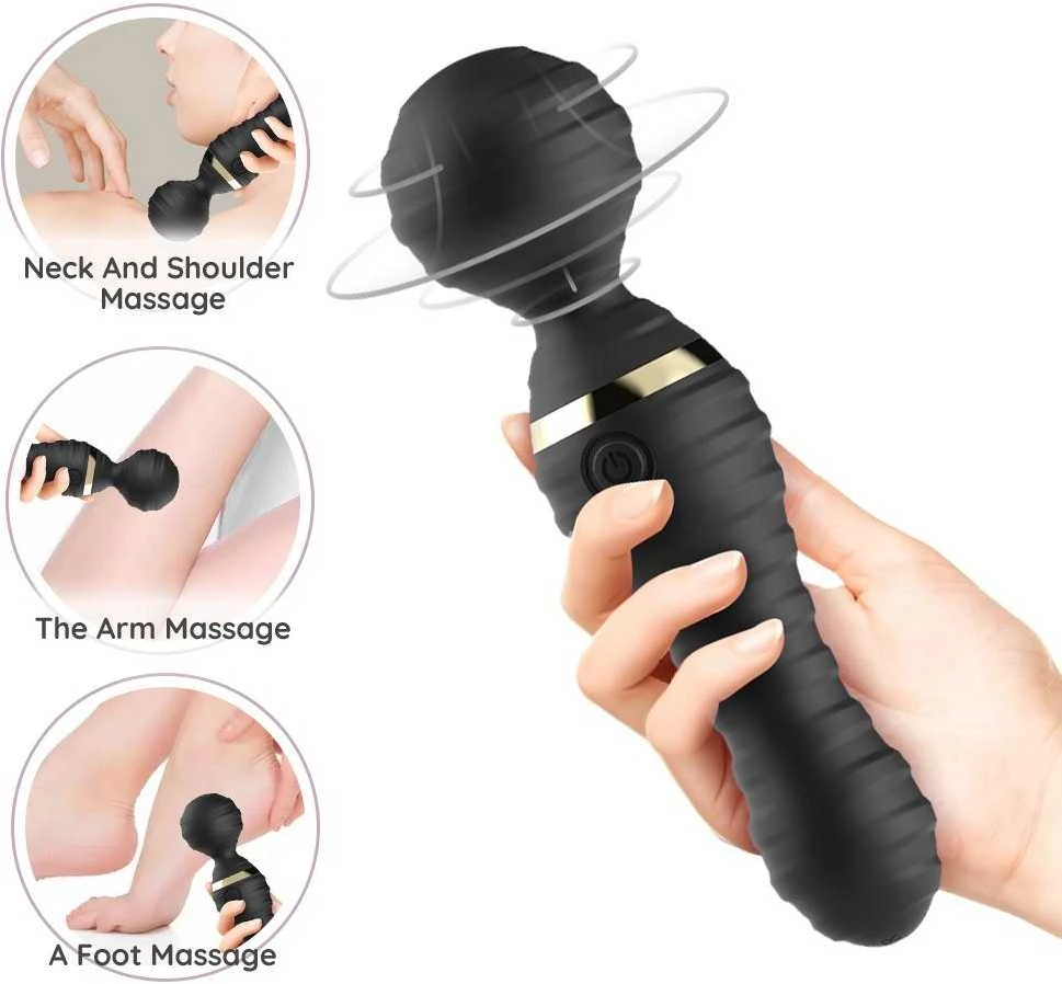 B Series Joy B serija Joy Masažuoklis Clitoral Vibrator Wand 9 Mode 19cm