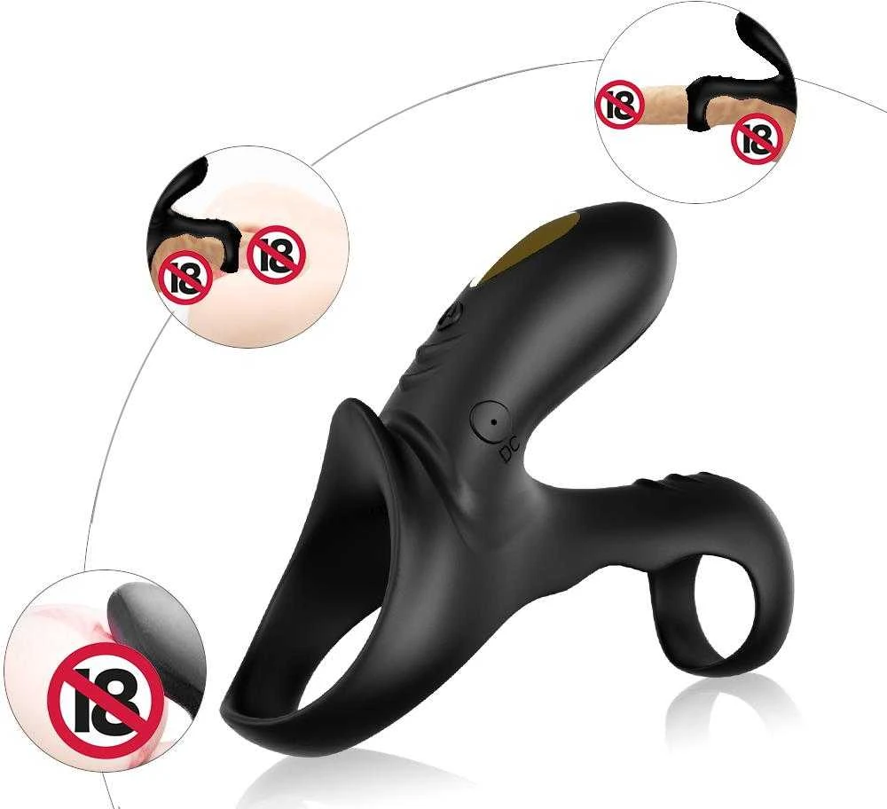 B Series Joy B serija Joy Vibruojantis erekcijos žiedas peniui, 9 režimai