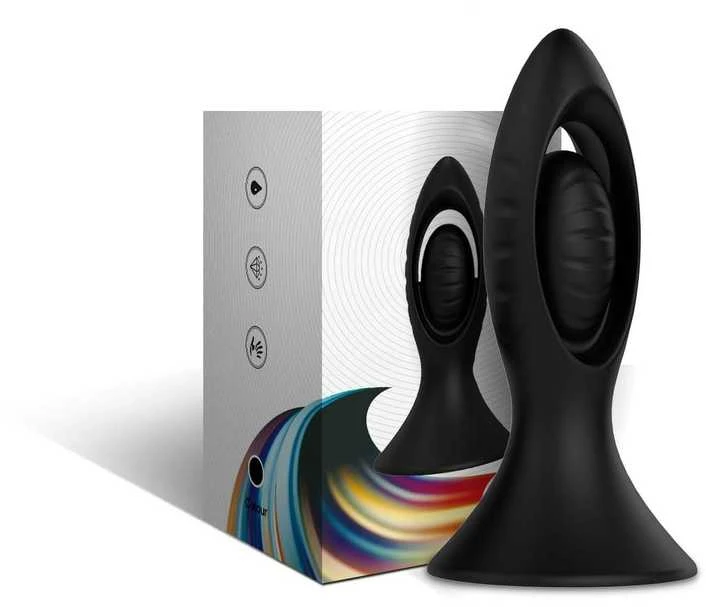 B Series Joy B serijos Joy Plug nuotolinio valdymo pulto analinis kištukas Vibruojantis silikoninis vandeniui atsparus kištukas